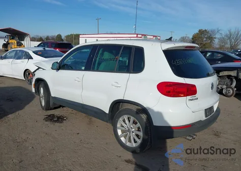 2014 Volkswagen Tiguan Se из США, поврежденный, VIN WVGAV3AX1EW623047